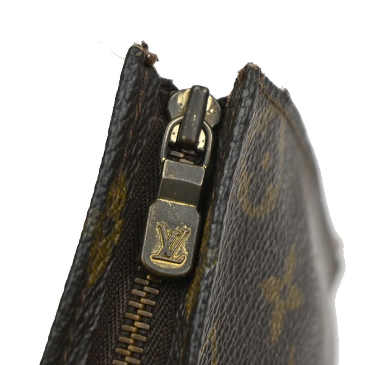LOUIS VUITTON Poche Toilette 26 Clutch Pouch Bag Monogram Leather M47542 02SA021