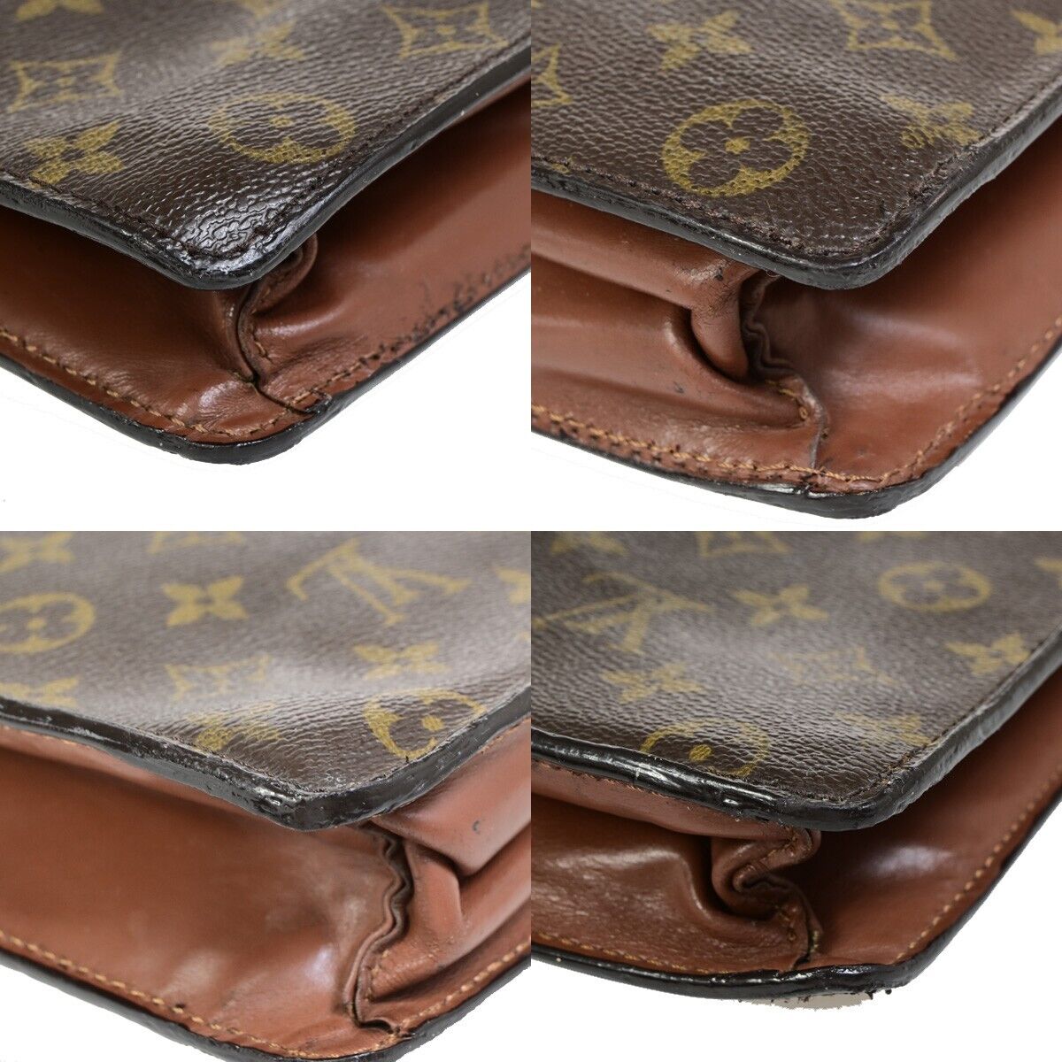LOUIS VUITTON Porte Documents Bandouliere 2Way Hand Bag Monogram M53338 64EC567
