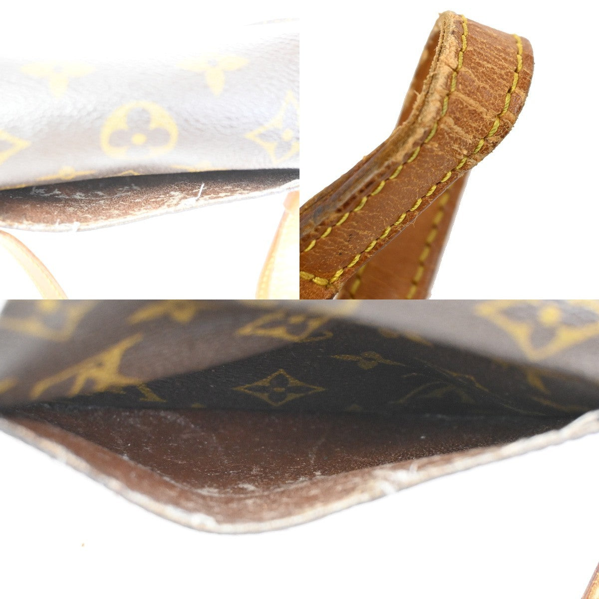 LOUIS VUITTON Mini Saint Cloud Shoulder Bag Monogram Leather BN M51244 64ZA075