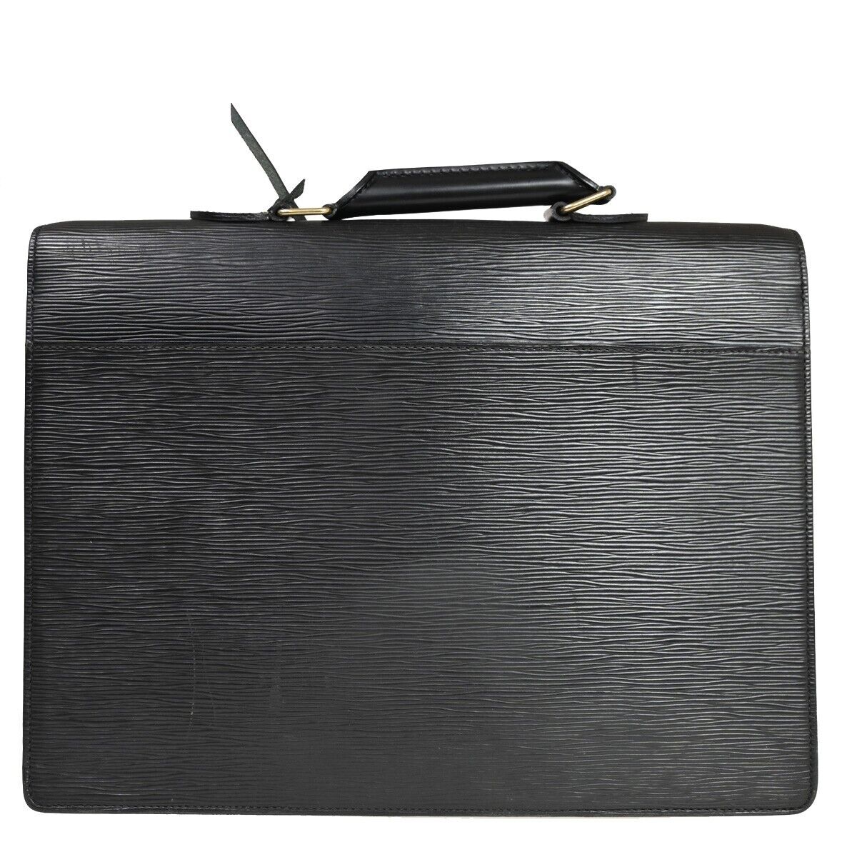 LOUIS VUITTON Serviette Conseiller Hand Bag Epi Leather Black M54422 65SH389