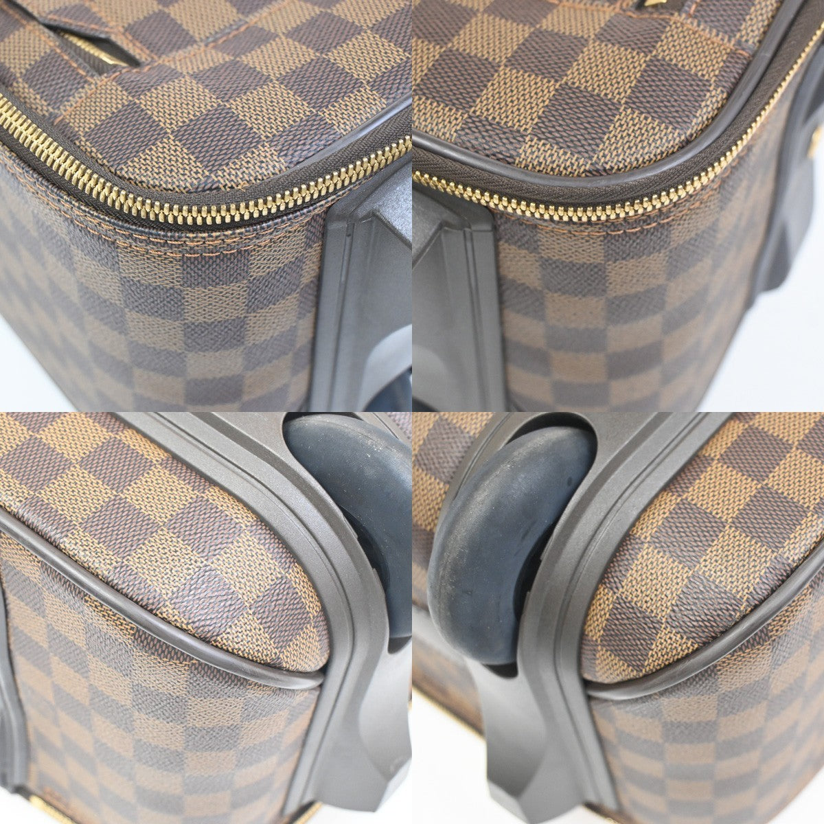 LOUIS VUITTON Pegase 55 Suitcase Carry on Bag Damier Ebene Brown N23294 84ZA357