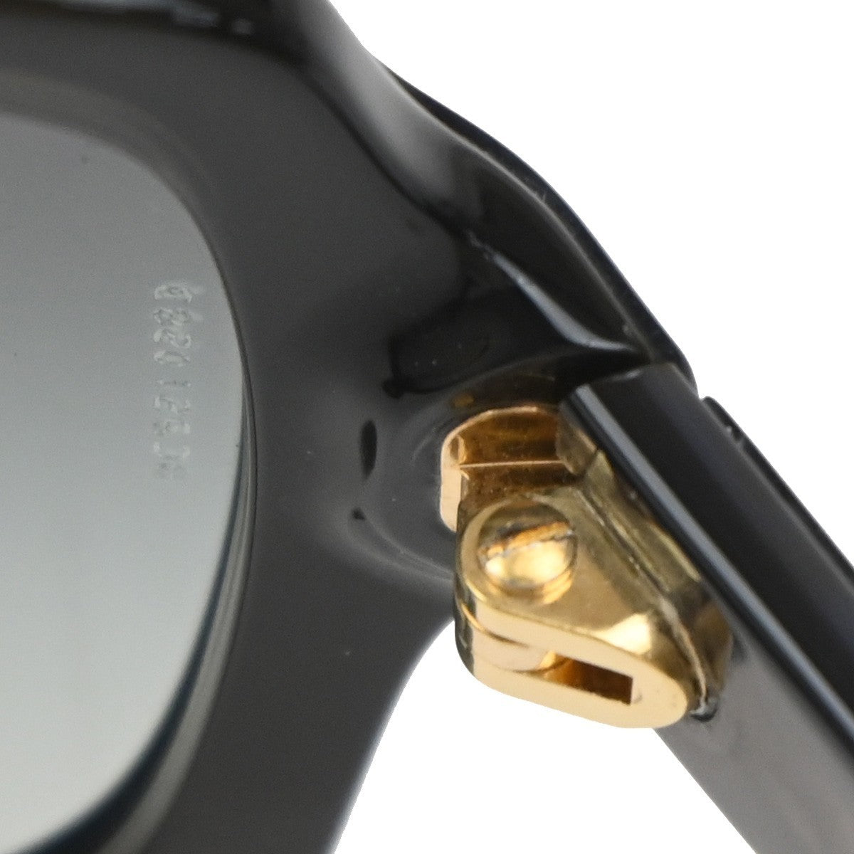 CHANEL CC Logo Sunglasses Eye Wear Plastic Leather Black 5143-A 63RP001