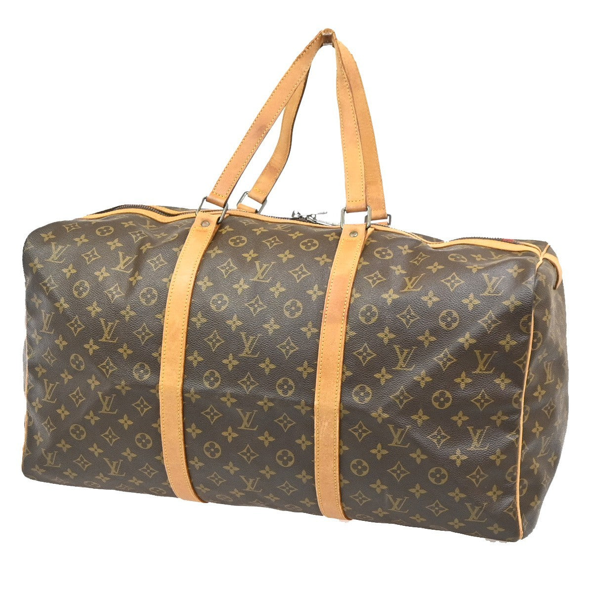 LOUIS VUITTON Sac Souple 55 Hand Boston Bag Monogram Leather BN  M41622 64MA054