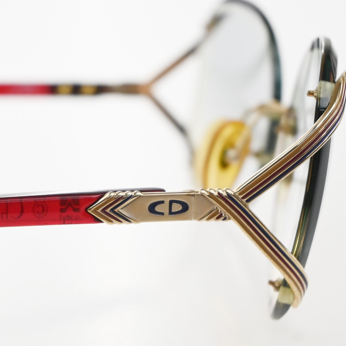CHRISTIAN DIOR Sunglasses Eye Were Rimless Glasses Plastic GD RD 2289 09RL993
