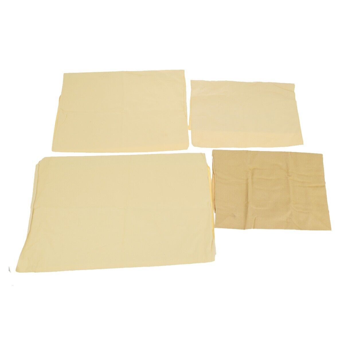 LOUIS VUITTON Logo 10 Set Dust Bag Drawstring Canvas Cotton Beige Brown 09YG351