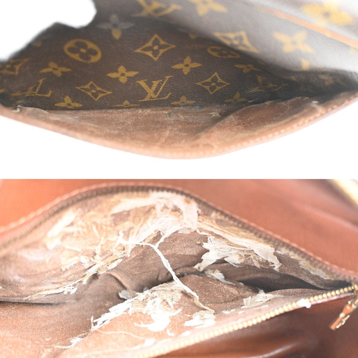 LOUIS VUITTON Trocadero 24 Shoulder Bag Monogram Leather Brown M51276 62CA942