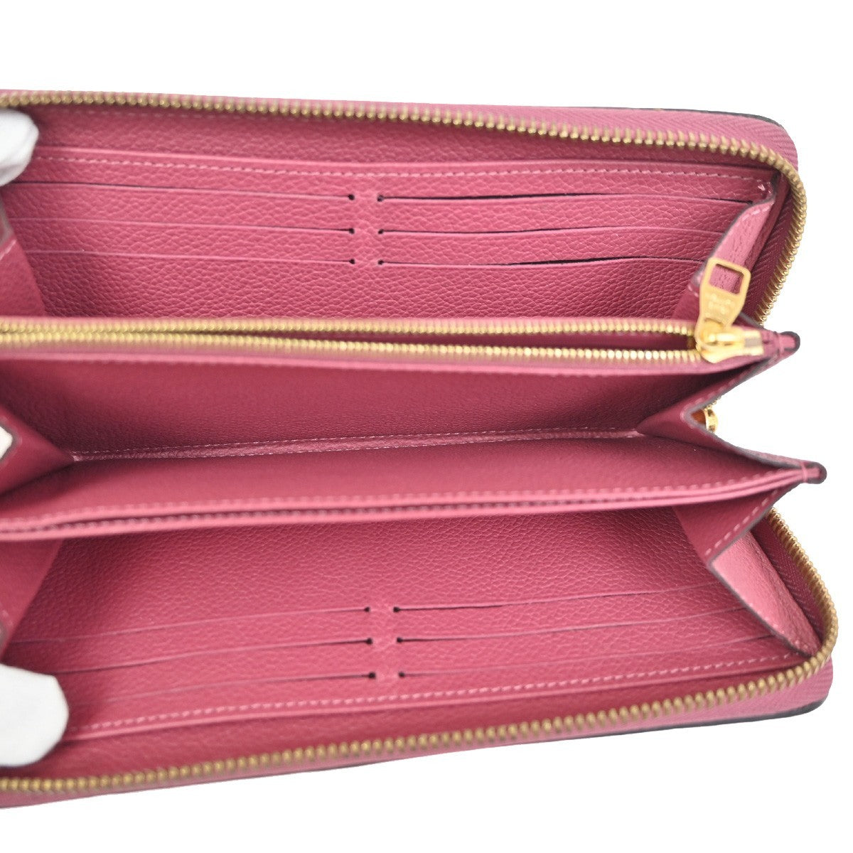 LOUIS VUITTON Zippy Long Wallet Monogram Empreinte Pink France M60549 34KD080