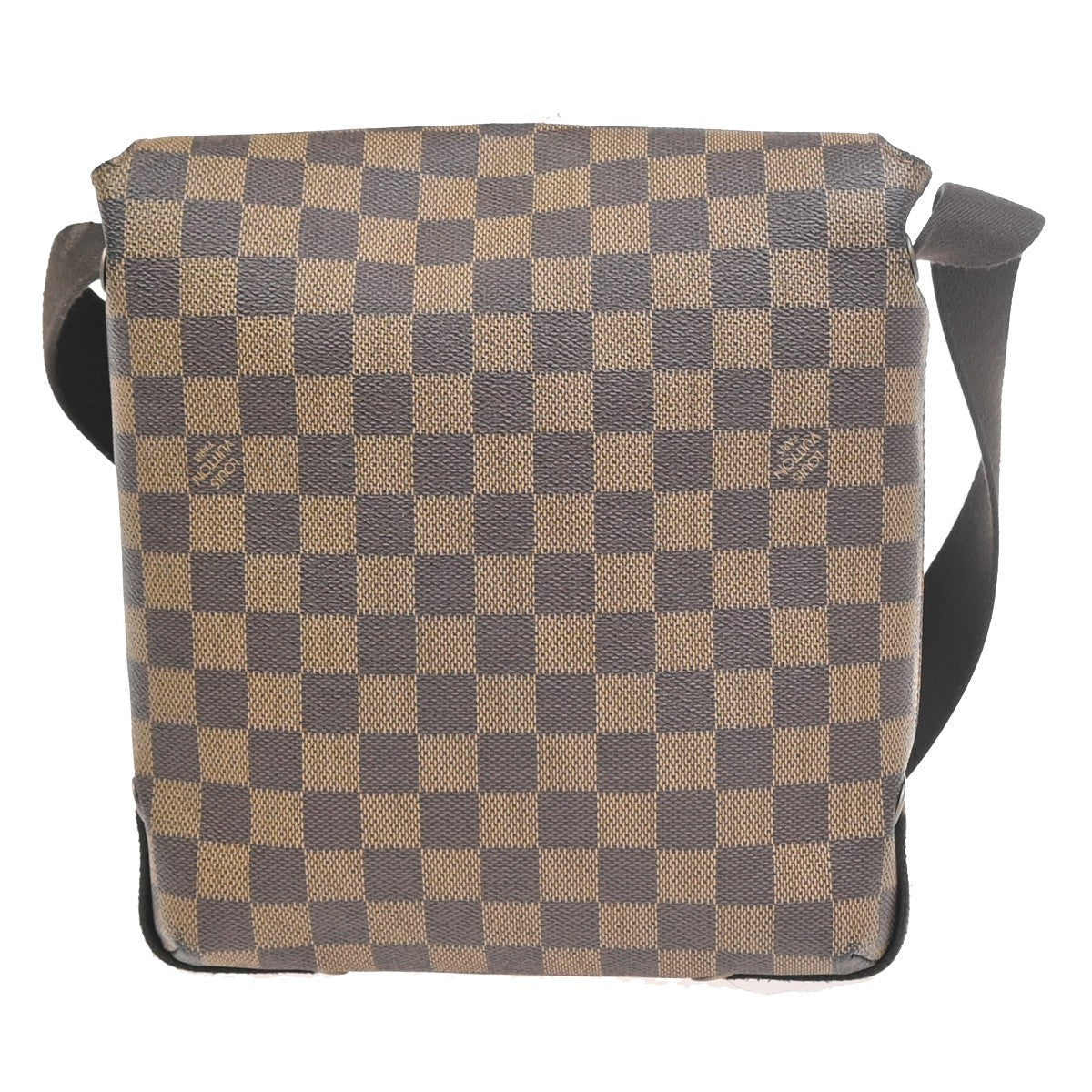 LOUIS VUITTON Brooklyn PM Shoulder Bag Damier Ebene Leather Brown N51210 27KC795