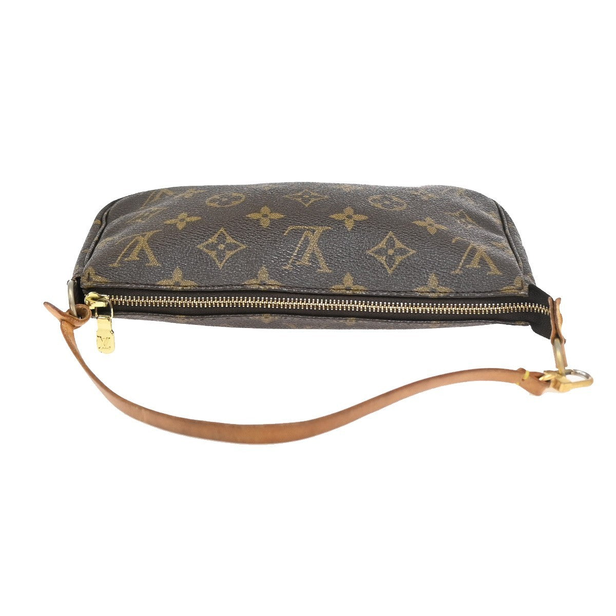 LOUIS VUITTON Pochette Accessoires Hand Bag Monogram Leather BN M51980 18ZA268