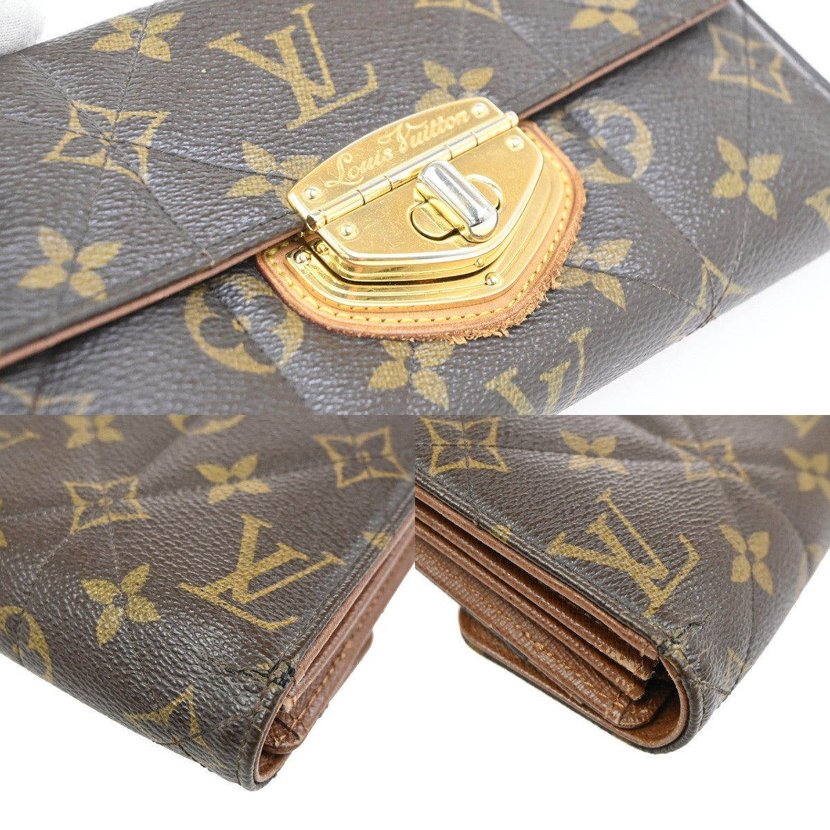 LOUIS VUITTON Portefeuille Sarah Long Wallet Monogram Etoile M66556 30KC664