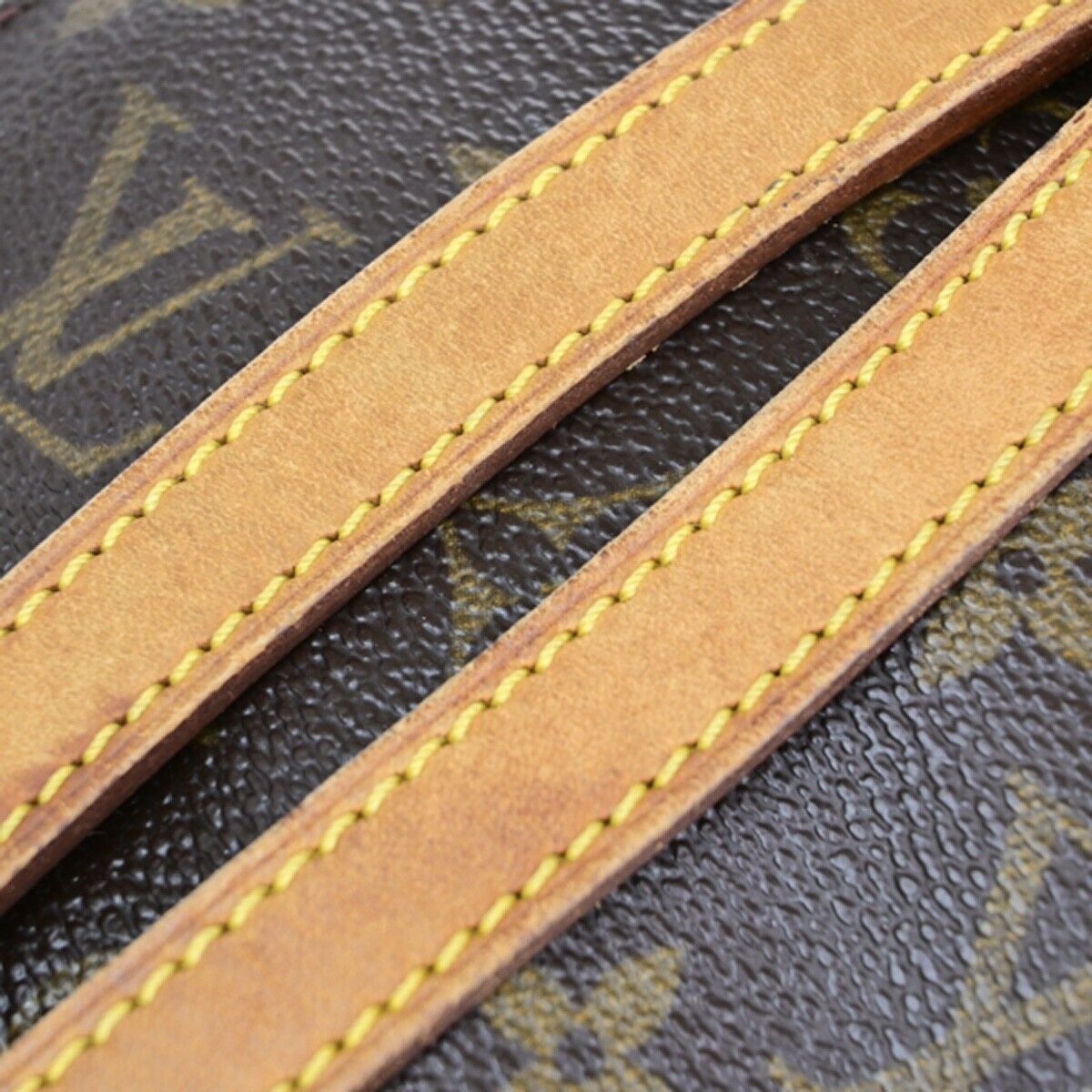 LOUIS VUITTON Mini Montsouris Backpack Bag Monogram Leather Brown M51137 70EB471