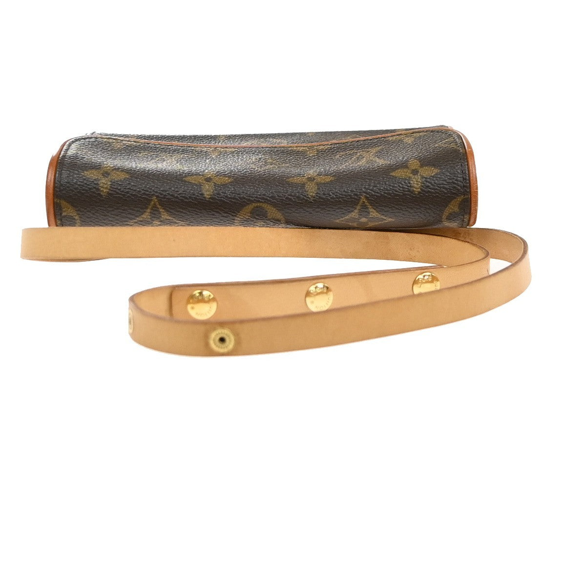 LOUIS VUITTON Pochette Florentine Bum Bag Monogram Leather Brown M51855 85MA630