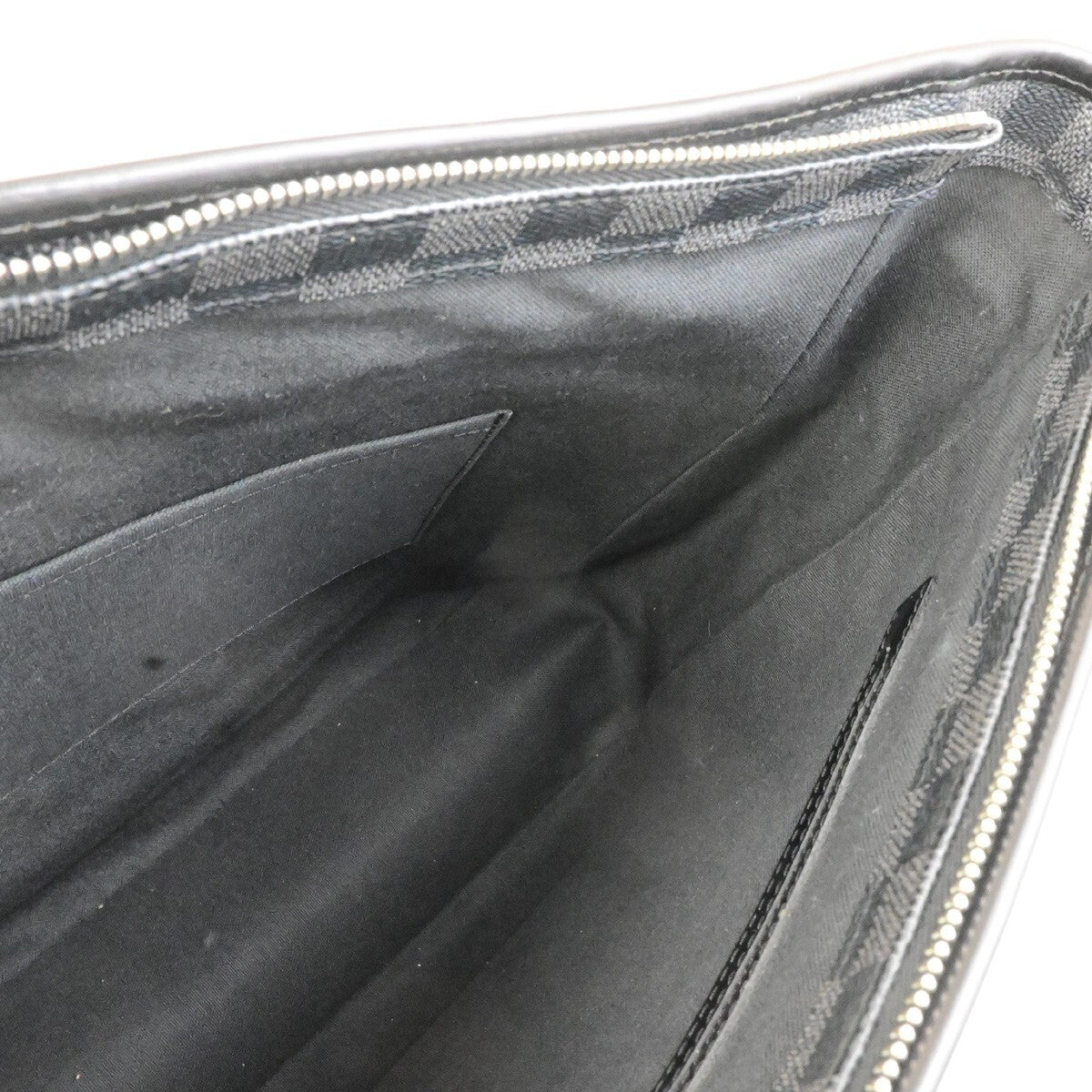 LOUIS VUITTON Tadao Shoulder Hand Bag Damier Graphite Leather BK N51192 18KB519
