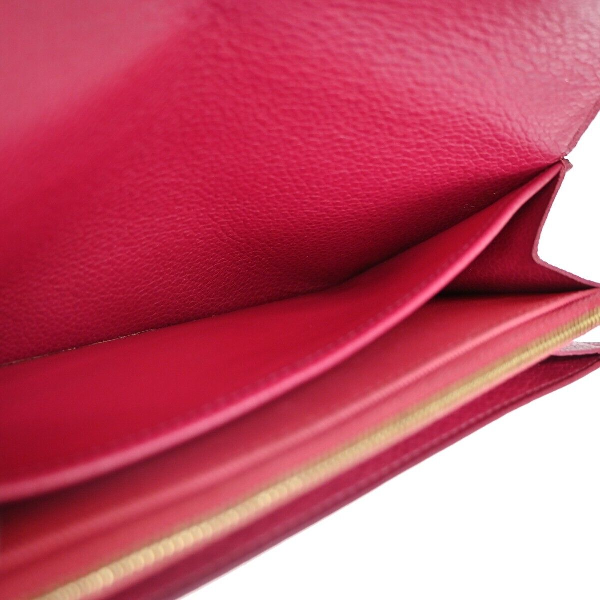 LOUIS VUITTON Portefeuille Lockme Long Wallet  Leather Fuchsia M61277 65EA270