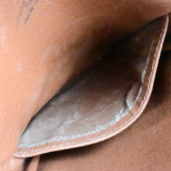 LOUIS VUITTON Danube Shoulder Bag Monogram Leather Brown France M45266 65ED334