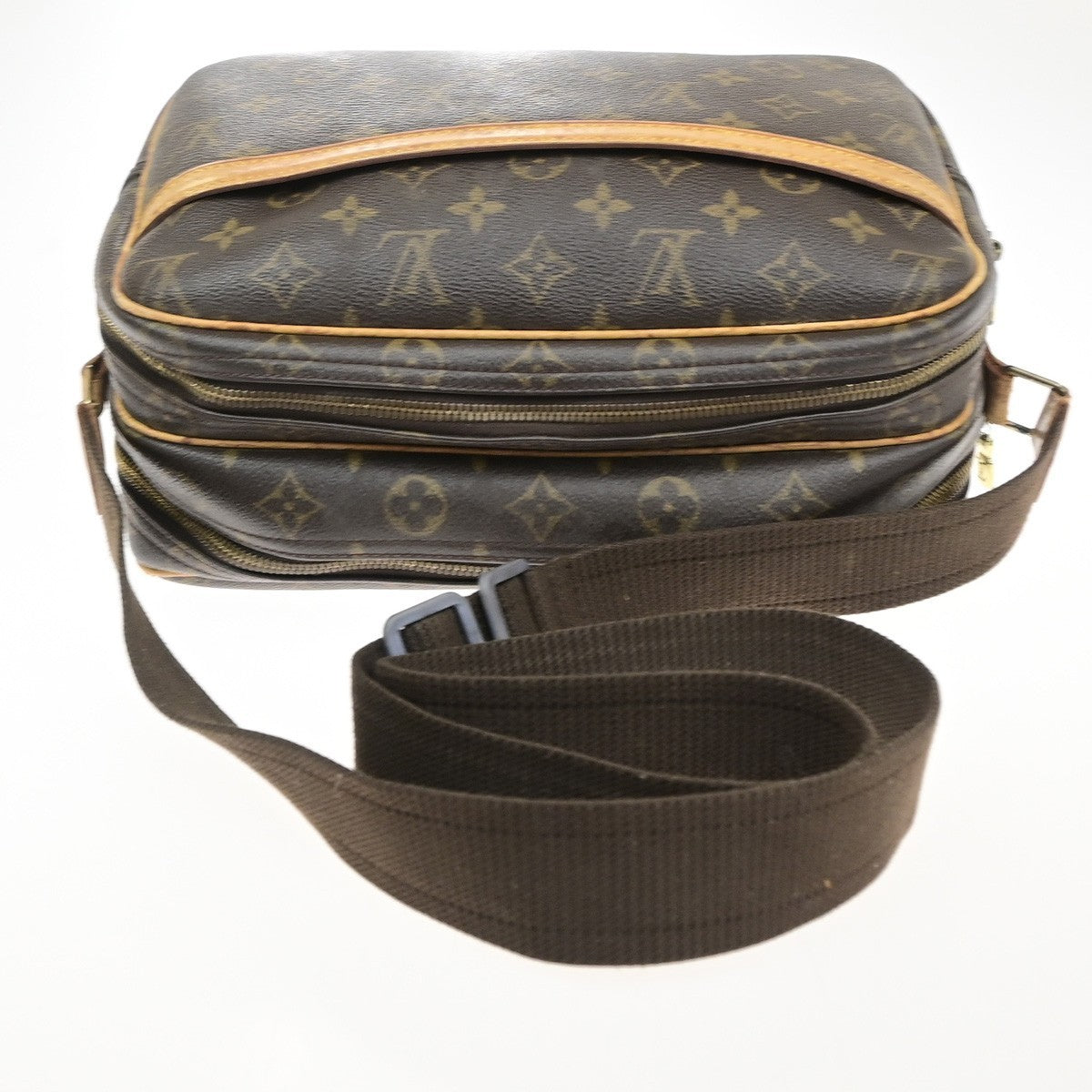 LOUIS VUITTON Reporter PM Crossbody Shoulder Bag Monogram Leather M45254 82YJ261