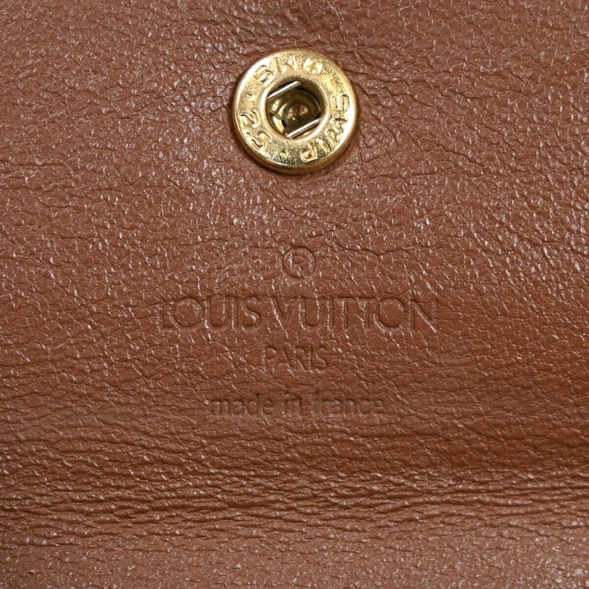 LOUIS VUITTON Poche Escapade Bifold Wallet Monogram Leather BN M60113 70GA364