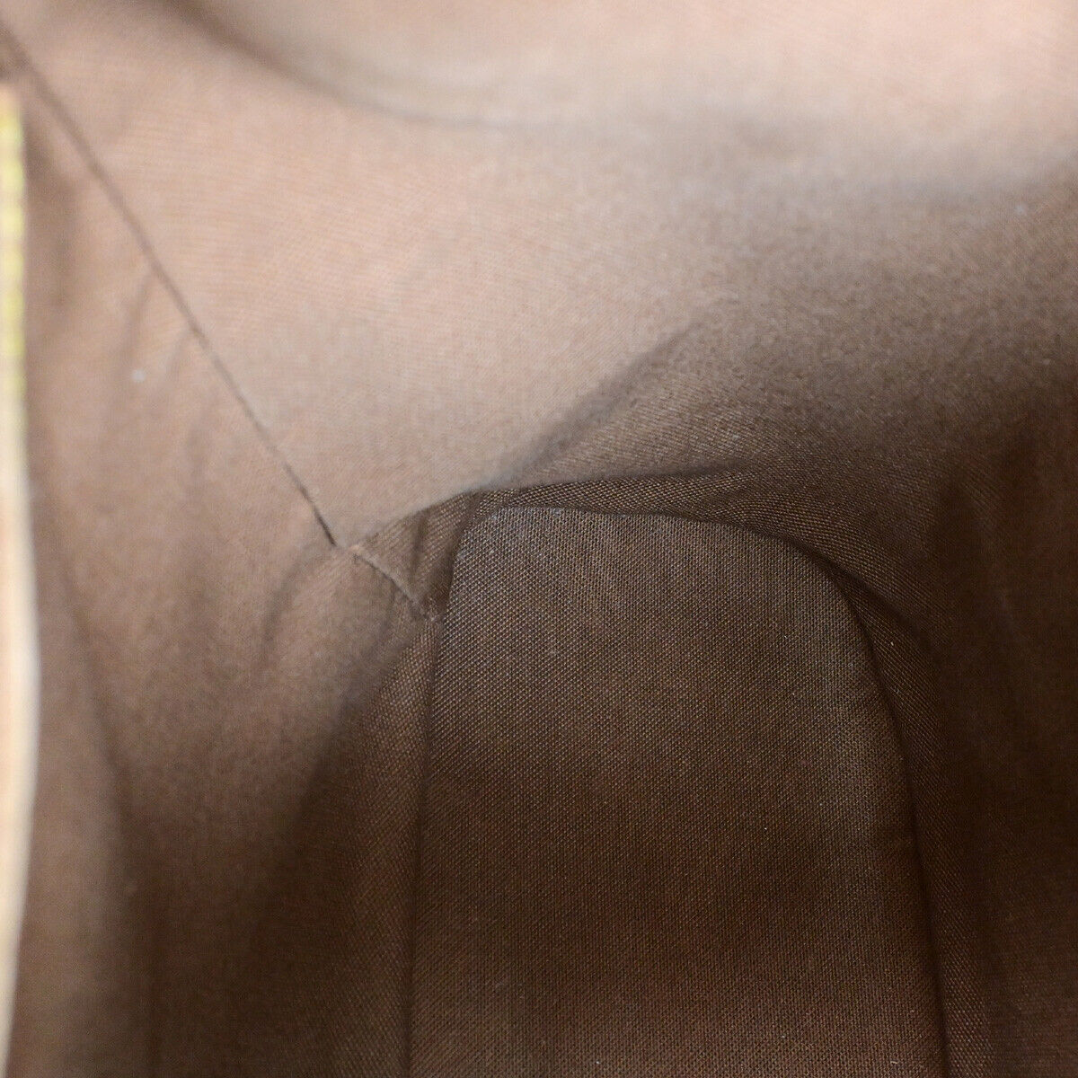 LOUIS VUITTON Montsouris MM Backpack Bag Monogram Leather Brown M51136 18YG489