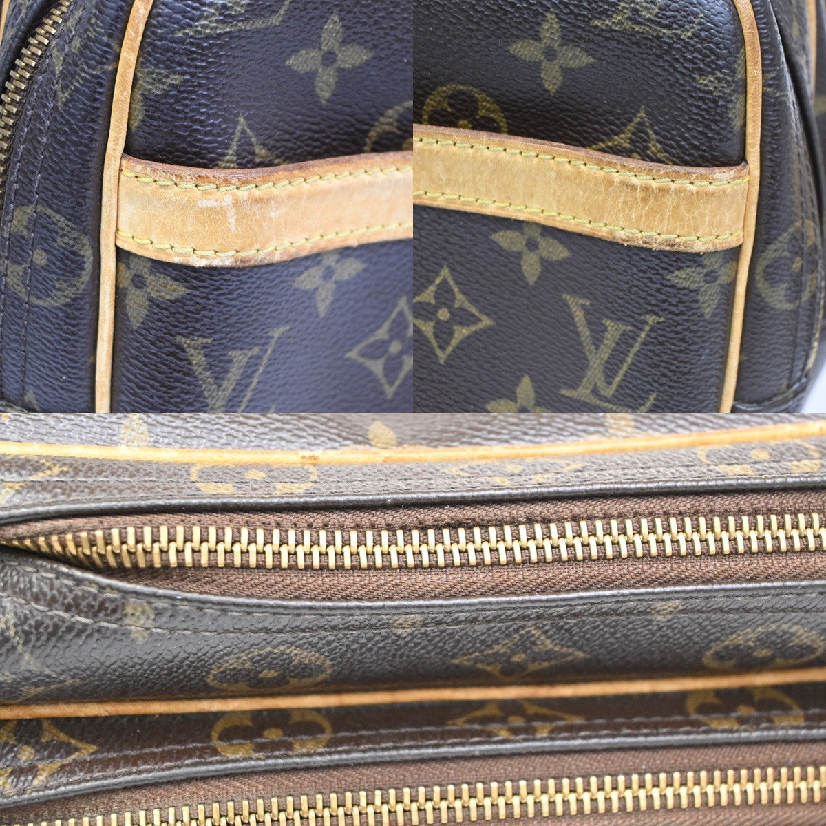 LOUIS VUITTON Reporter Crossbody Shoulder Bag Monogram Leather BN M45254 82KC246
