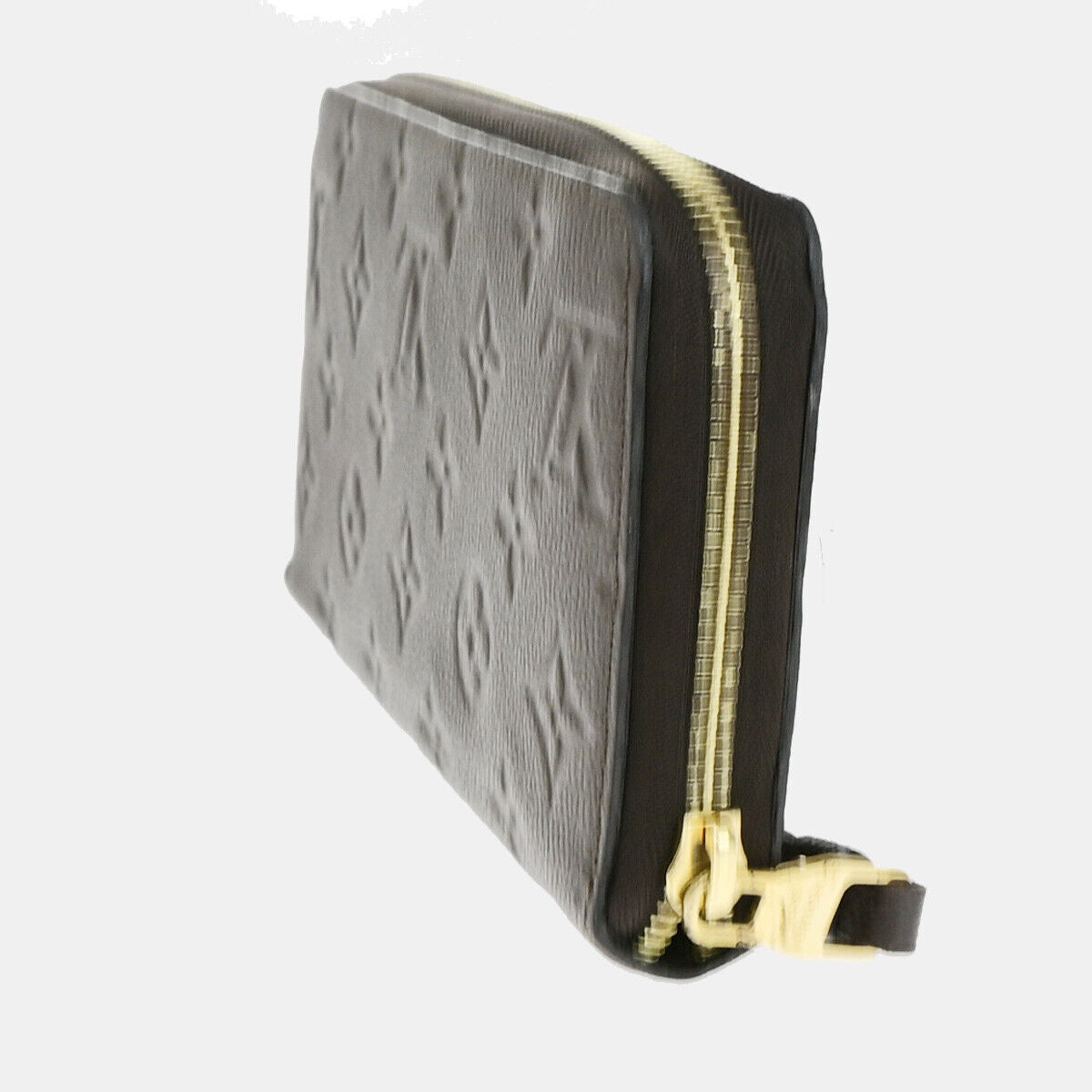LOUIS VUITTON Zippy Wallet Monogram Empreinte Leather Terre M60548 10YF096