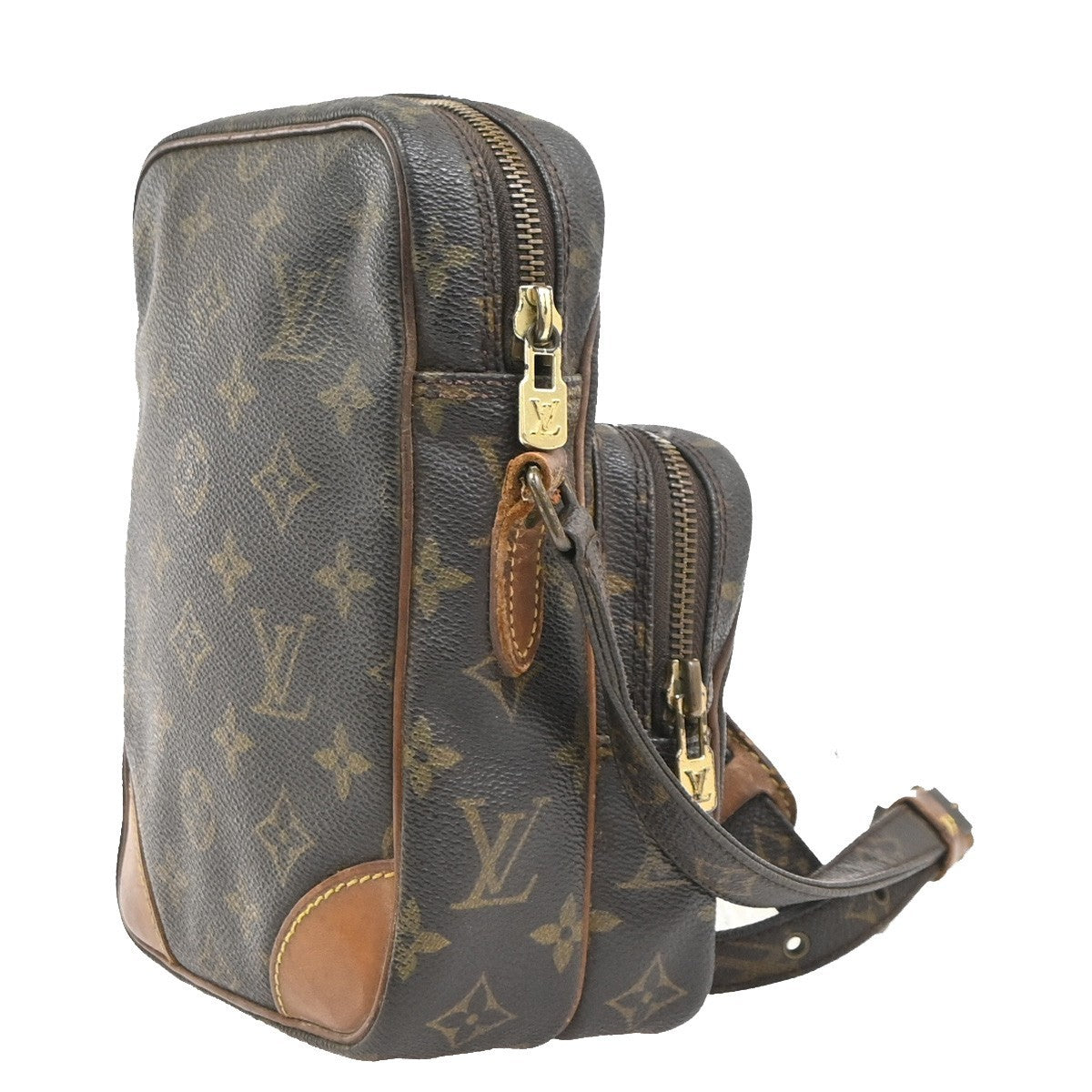 LOUIS VUITTON Amazon Crossbody Shoulder Bag Monogram Leather BN M45236 67PA081