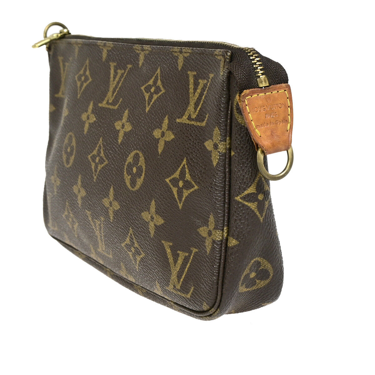 LOUIS VUITTON Pochette Accessoires Hand Bag Monogram Leather BN M51980 31YF611