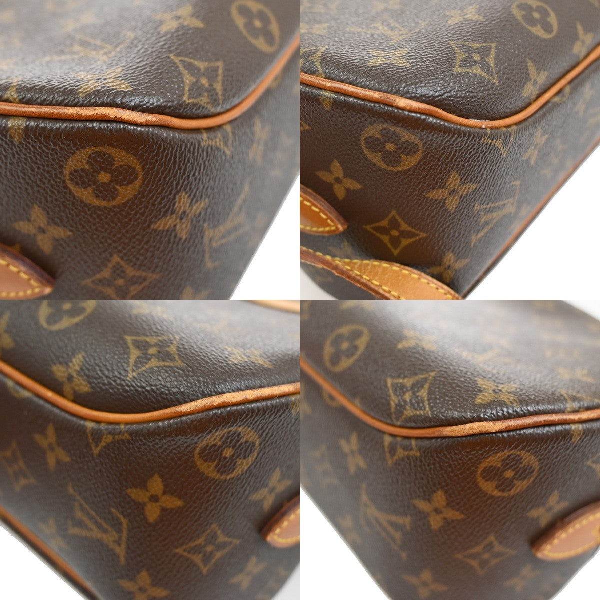 LOUIS VUITTON Blois Crossbody Shoulder Bag Monogram Leather Brown M51221 77SA029