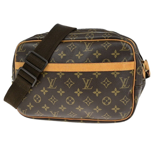 LOUIS VUITTON Reporter PM Crossbody Shoulder Bag Monogram Leather M45254 17ED015