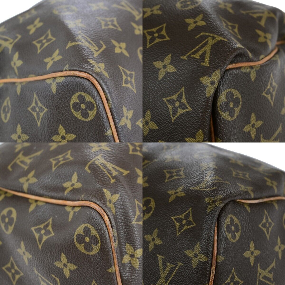 LOUIS VUITTON Keepall 45 Travel Hand Bag Monogram Leather Brown M41428 77ED140