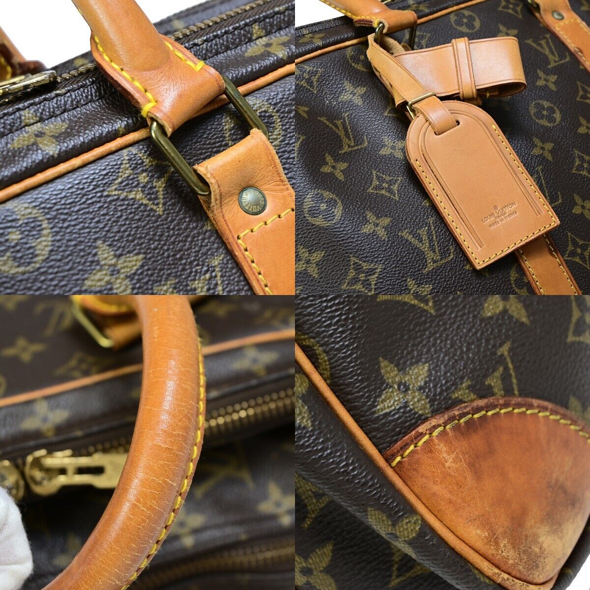 LOUIS VUITTON Sac 24 Heures Travel Hand Bag Monogram Leather BN M41387 33EB519