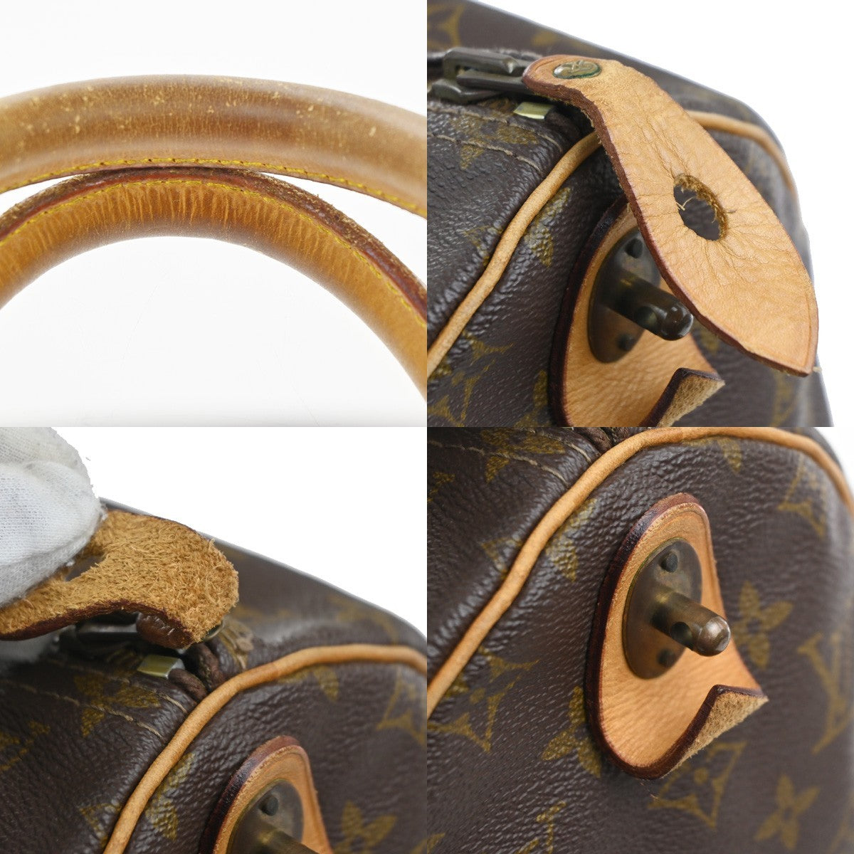 LOUIS VUITTON Keepall 45 Travel Hand Bag Monogram Leather Brown M41428 02CA726