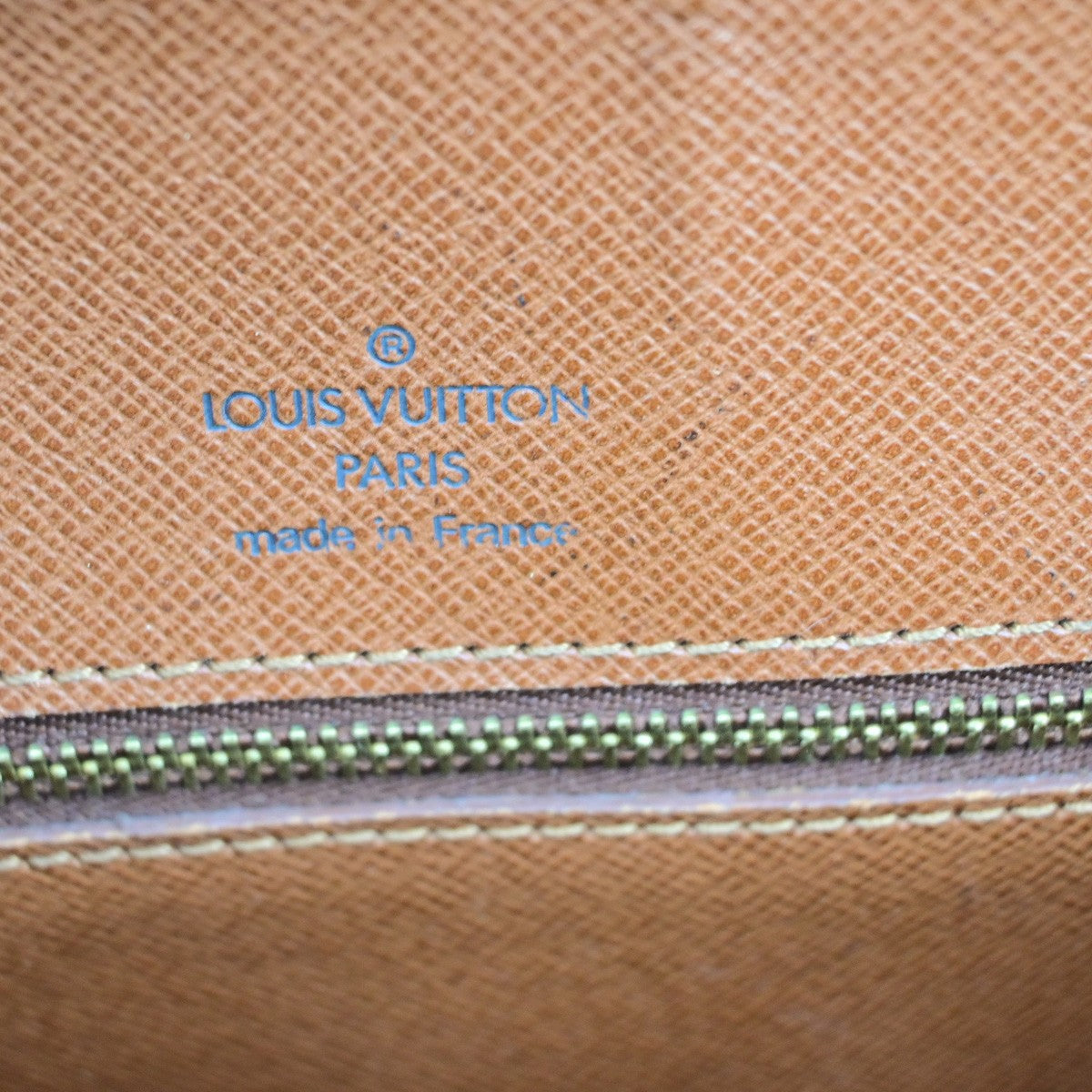 LOUIS VUITTON Saint Cloud GM Shoulder Bag Monogram Leather Brown M51242 35YH130