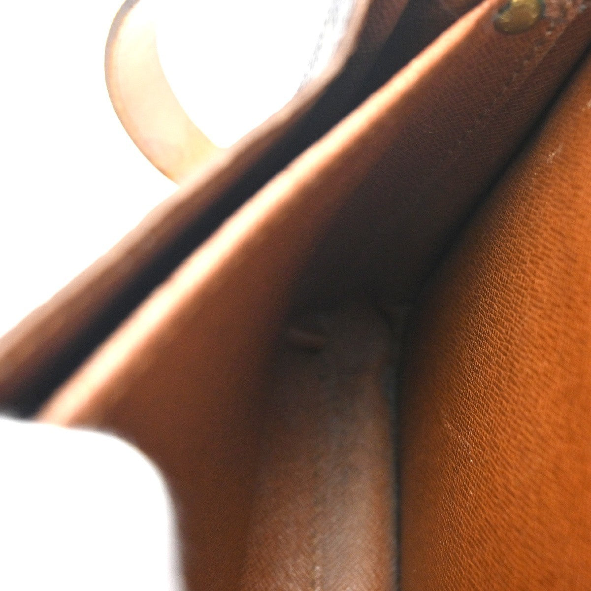 LOUIS VUITTON Cartouchiere MM Shoulder Bag Monogram Leather Brown M51253 64KC765
