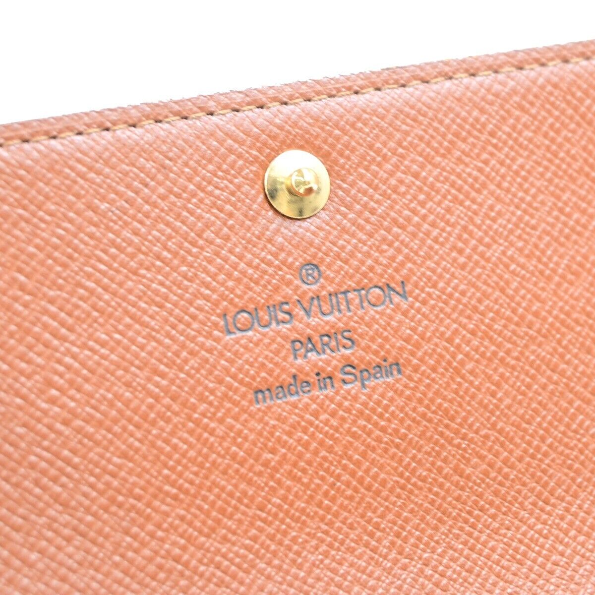 LOUIS VUITTON Porte Monnaie Credit Long Wallet Monogram Leather M61725 30FB263