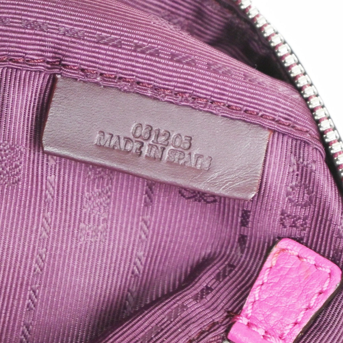 LOEWE  LOGO Heritage Shoulder Bag Leather Pink SHW Spain 35TA441