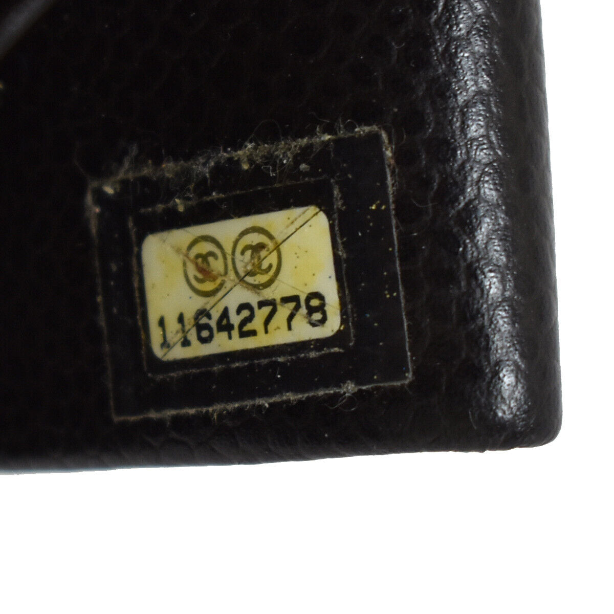 CHANEL CC Logo Long Bifold Wallet Purse Caviar Skin Leather Brown Spain 86RC723