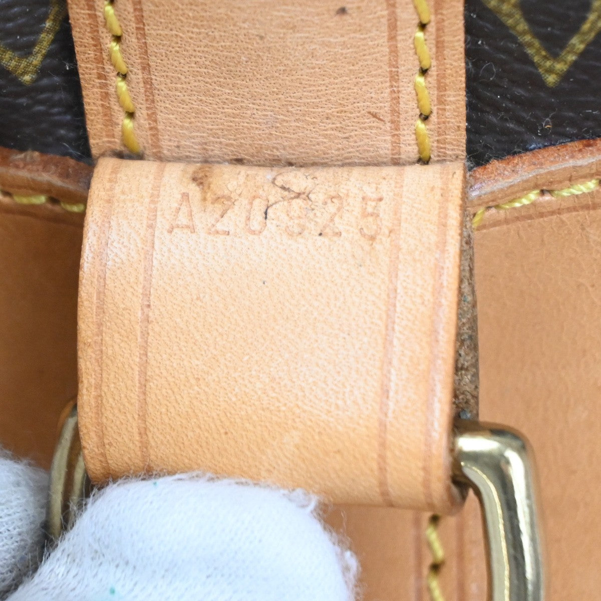 LOUIS VUITTON LV Randonnee GM Shoulder Bag Monogram Leather Brown M42244 15MA523