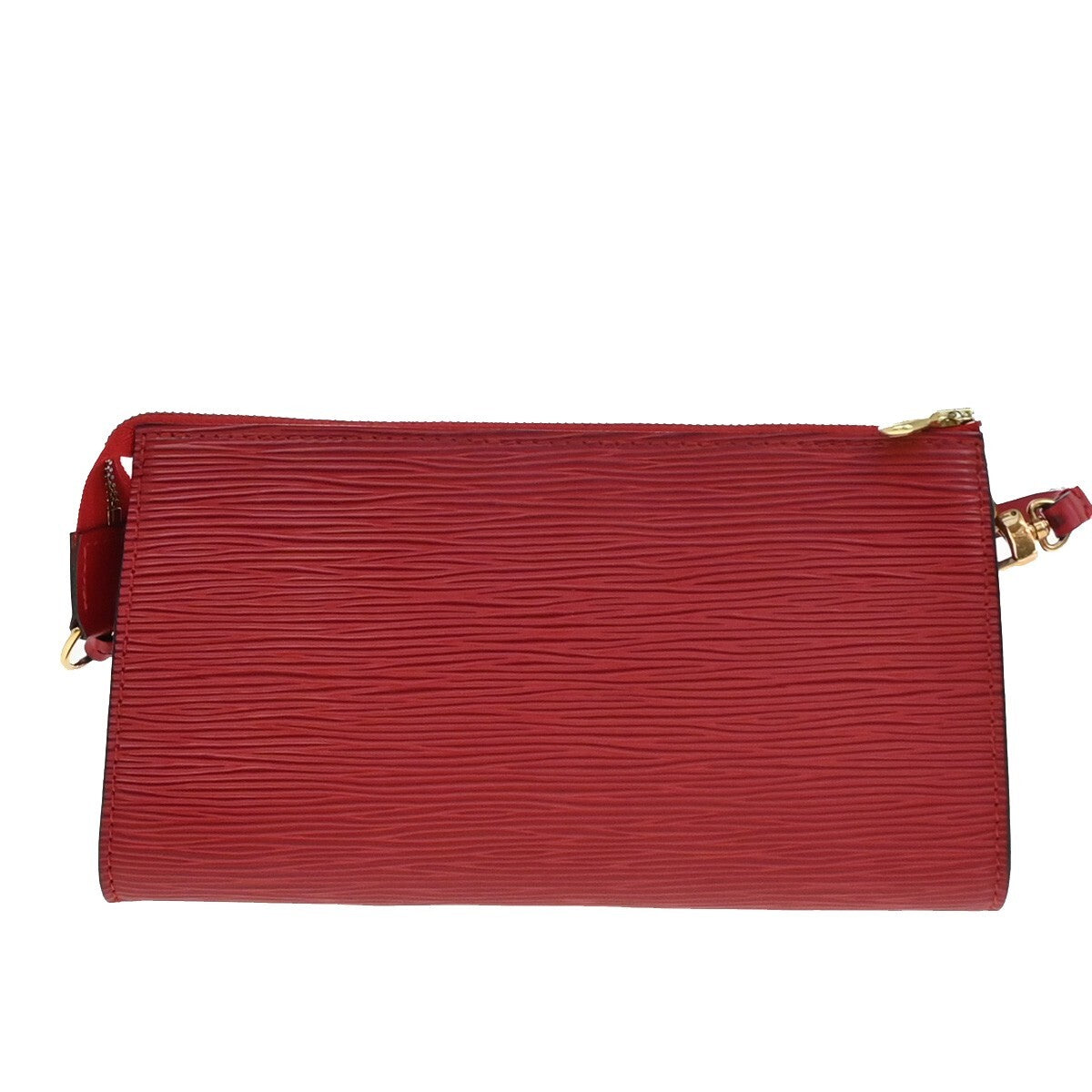 LOUIS VUITTON LV Pochette Accessoires Hand Bag Epi Leather Red M52947 85RL096