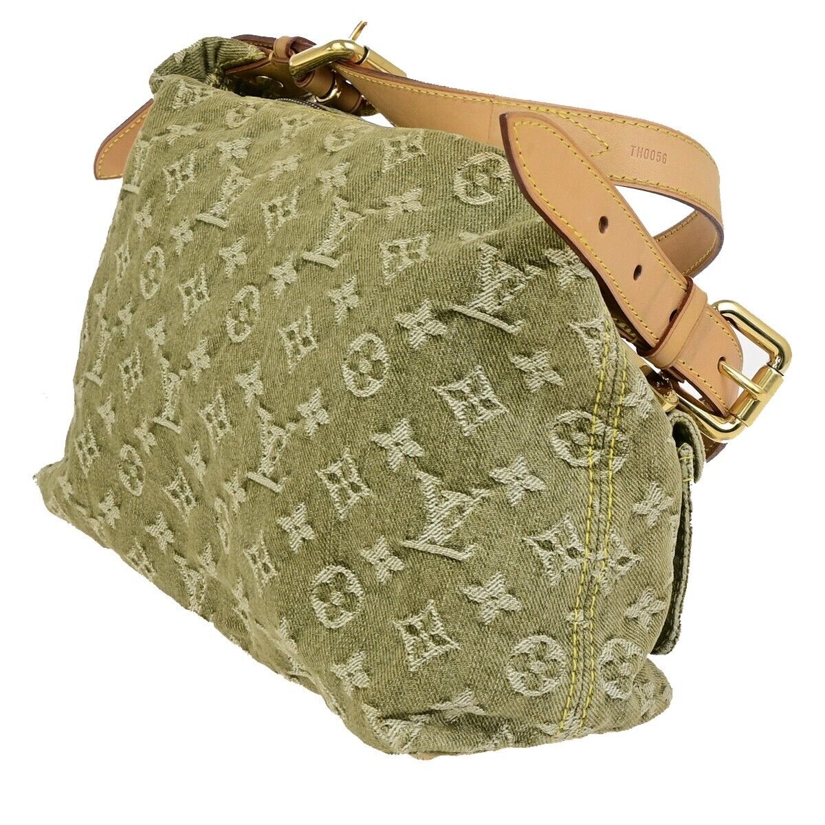 LOUIS VUITTON Baggy PM Shoulder Bag Monogram Denim Leather GN M95213 653RK693