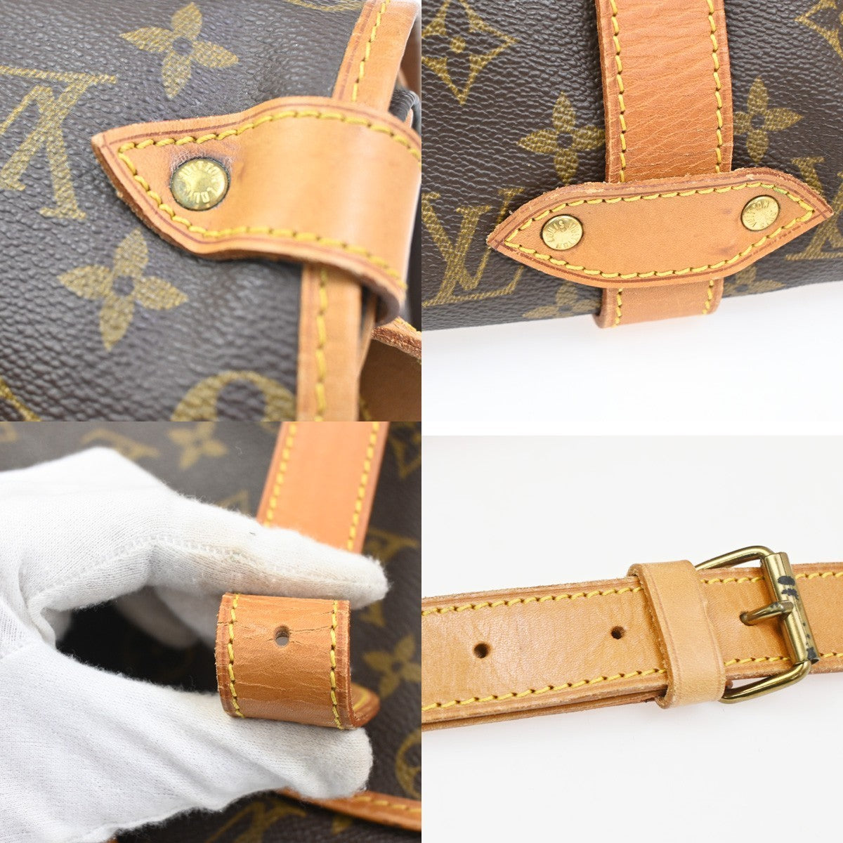 LOUIS VUITTON Saumur 35 Shoulder Bag Monogram Leather BN France M42254 15KC498