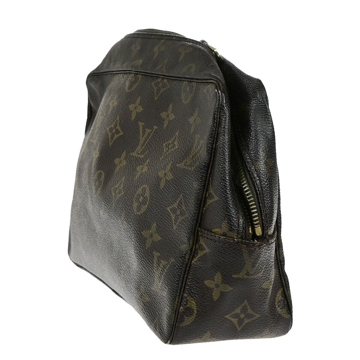 LOUIS VUITTON Trousse Toilette 28 Clutch Hand Bag Monogram Brown M47522 05ED201
