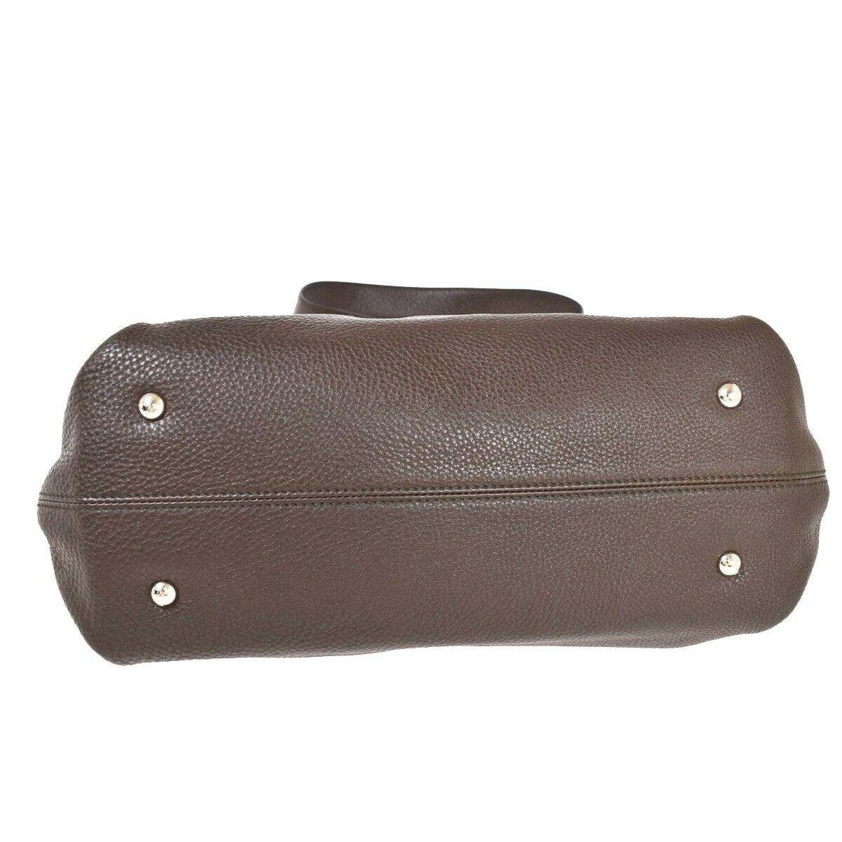 SALVATORE FERRAGAMO Sofia Gancini 2Way Shoulder Hand Bag Leather Brown 86YB961