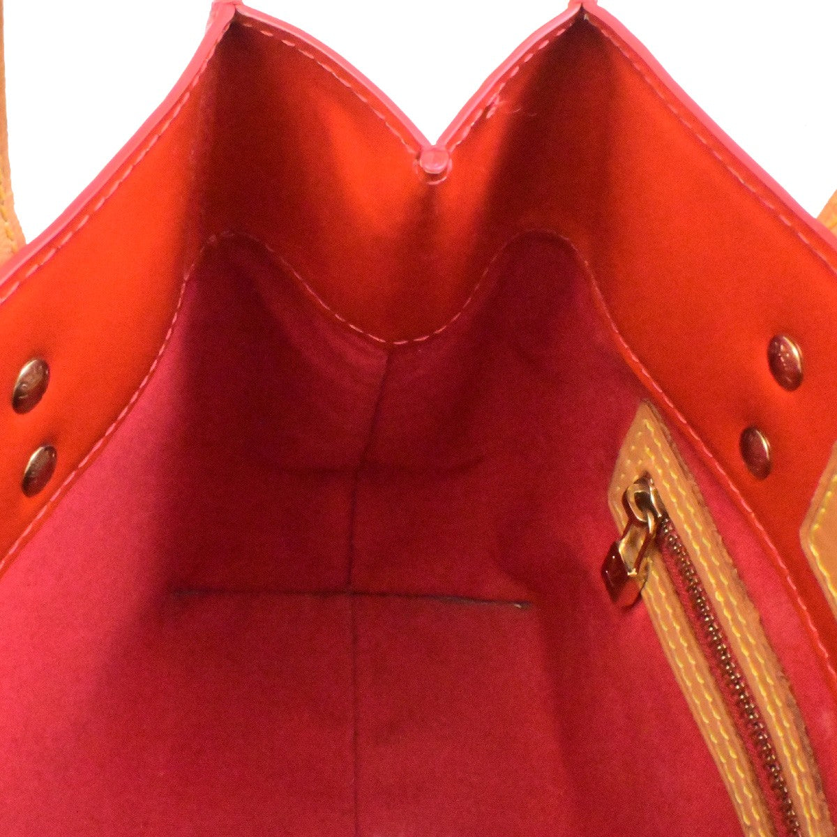 LOUIS VUITTON Read PM Hand Bag Monogram Vernis Patent Leather Red M91088 31YH134