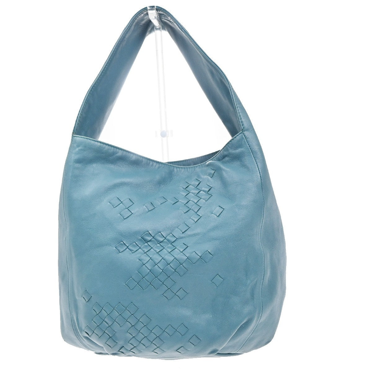 BOTTEGA VENETA Logo Intrecciato Shoulder Hand Bag  Leather Green Italy 12RL726