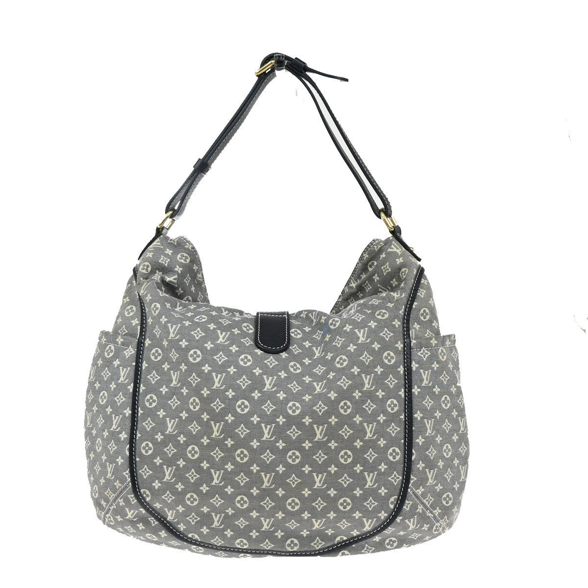 LOUIS VUITTON Romance Shoulder Bag Monogram Idylle Leather Blue M56700 73KB616