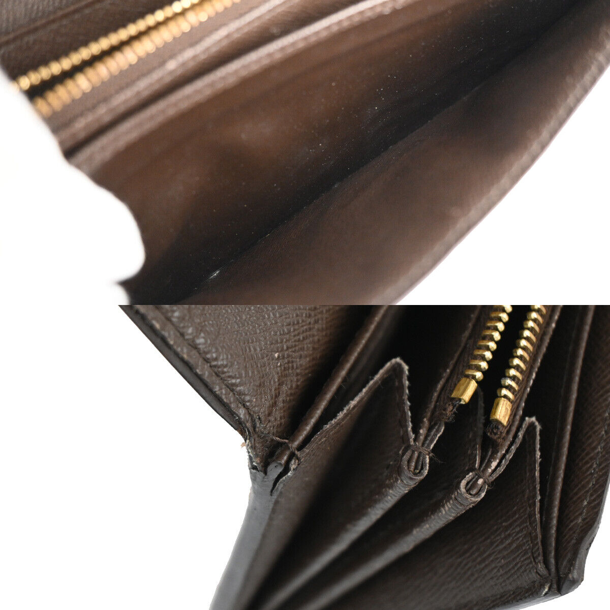 LOUIS VUITTON Portefeuille Sistina Long Wallet Damier Leather BN N61747 04YE302