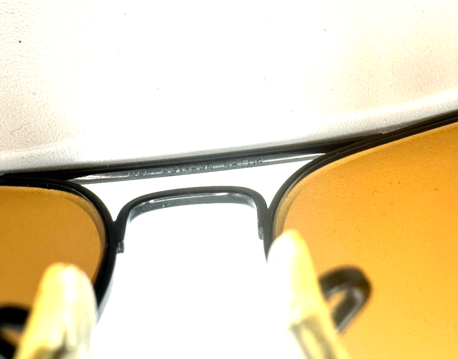 Ray Ban BAUSCH & LOMB Aviator Sunglasses Eye Wear Plastic Metal BN 07CA889