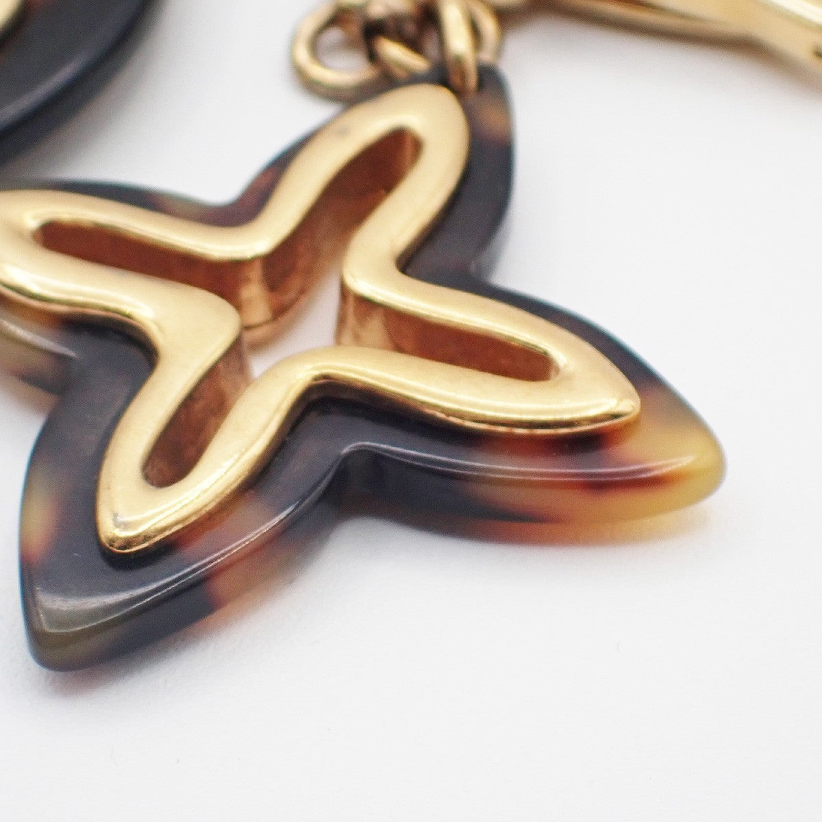 LOUIS VUITTON Bijou Sack Ansores Charm Key Chain Brown M65087 65KD030