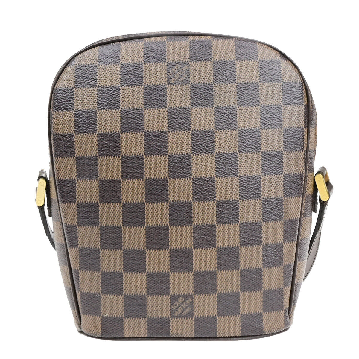 LOUIS VUITTON Ipanema PM Shoulder Bag Damier Ebene Leather Brown N51294 74YG089