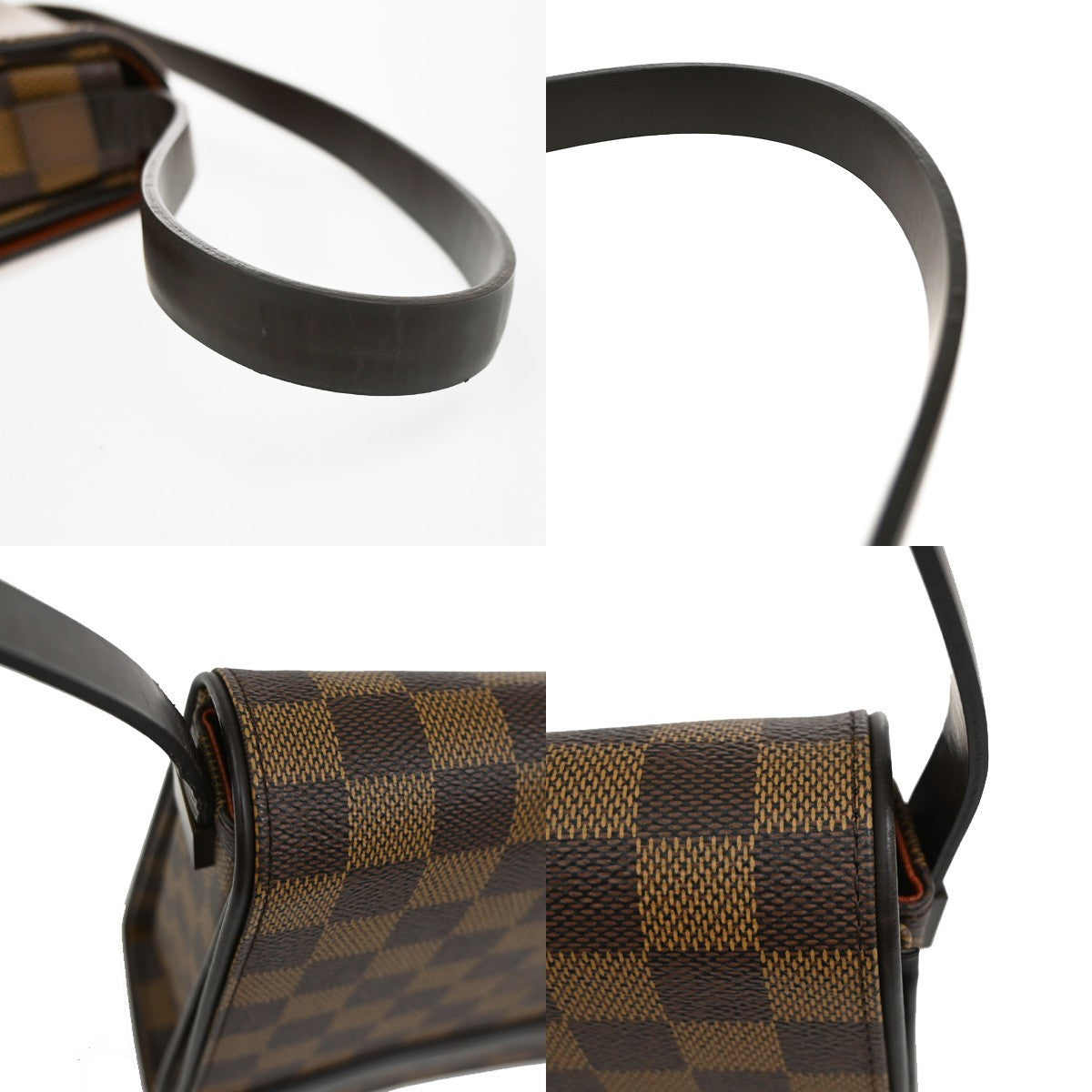 LOUIS VUITTON Tribeca Mini Shoulder Bag Damier Ebene Leather BN N51162 11YJ185
